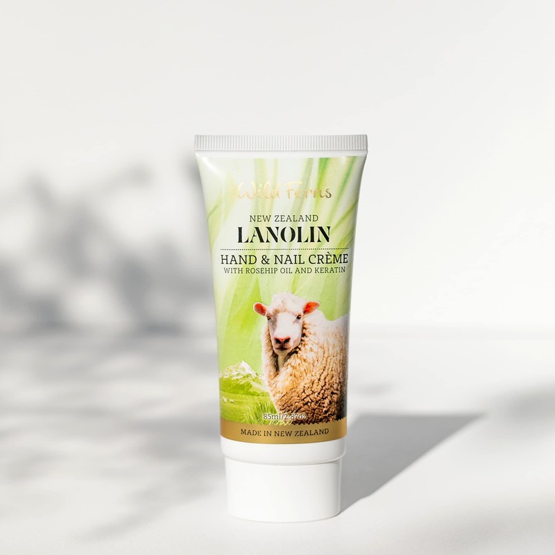 Wild Ferns Lanolin Hand and Nail Crème with Rosehip Oil