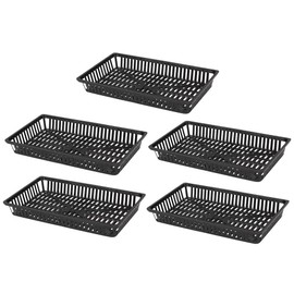 Yardwe 10pcs Aquarium Plastic Baskets Aquatic Pots Water Grass Basket Plastic Planting Net Pots for Underwater and Pond Plants