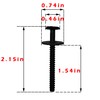 316433300 Range Oven Door Handle Screw 2 Pack Replacement for