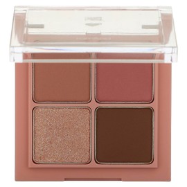 rom&nd Better than Eyes 4 Color Mini Palette, 02 Dry Rose, Eye Shadow Palette, Daily Natural Shades, Long Lasting, Blendable, Rich Colors, Velvety Texture, Matte & Shimmer, High Pigmented
