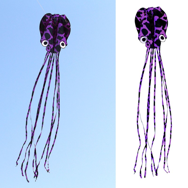 Outdoor Spotted Soft Octopus Single Line Kite Animal Shape Kite