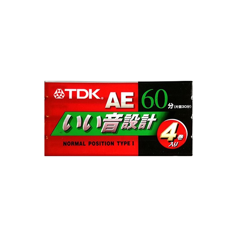 TDK AE-60X4F Sound Design Audio Cassette Tape