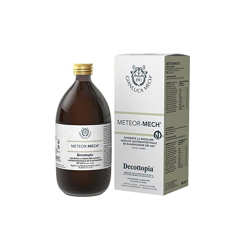 Gianluca Mech | Decottopia Meteor-Mech Integratori Alimentari Keto, Contrasta Gas