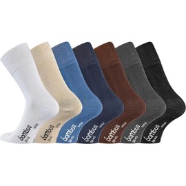 TippTexx24 6 pairs of Oekotex bamboo socks, odour killers - multicoloured, size: 47-50