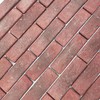 Jusmioke 40 Pcs Red Thin Brick Veneers, 2.4" x 7.9"