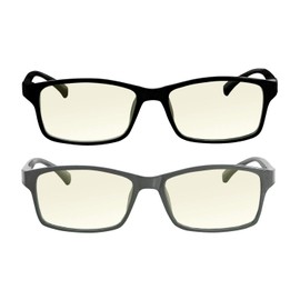 TruVision Readers Computer Reading Glasses 9601-2-BLACK-GRAY-300
