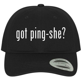 The Town Butler got ping-she? - A Comfortable Adjustable Dad Baseball Hat, Black, One Size