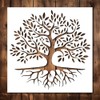 Tree Stencil Template - Reusable Big Family Tree Stencils for