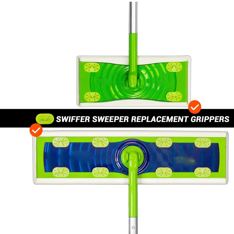 Sevomie 4pcs Replacement Grippers Compatible with Swiffer Sweeper 3D Replacement