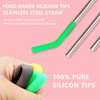 3PCS Reusable Straws Replacement Compatible with Swig,Stainless Steel Straw with