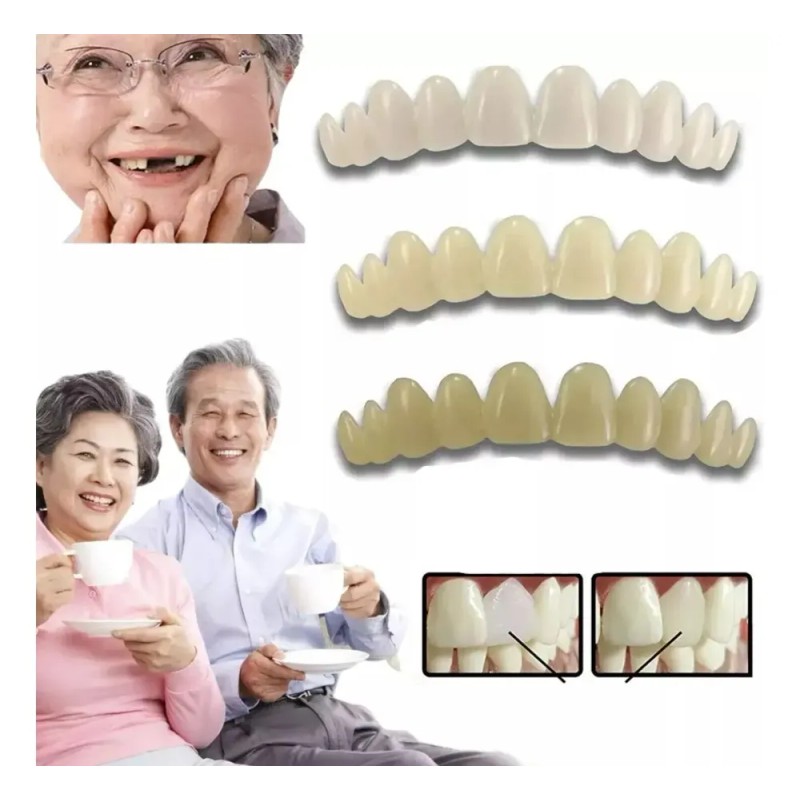 Dientes Postizos Temporal Falsos Reparación Rellenar