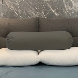 Flew Eco Luxury Bolster Pillow Cover Bolster Pillow Case Soft 35cm x 105cm (Moon Mist)