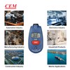 CEM Paint Thickness Gauge,Car Boat Coating Tester with Calibration Plates&Battery,Fe/NFe