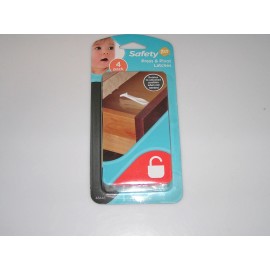 Safety 1ST Press and Pivot Latches Package of 4  #48446   NEW In Package.