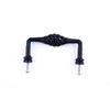 Black Wrought Iron Birdcage Drawer Handle Cabinet Pull 5" Set