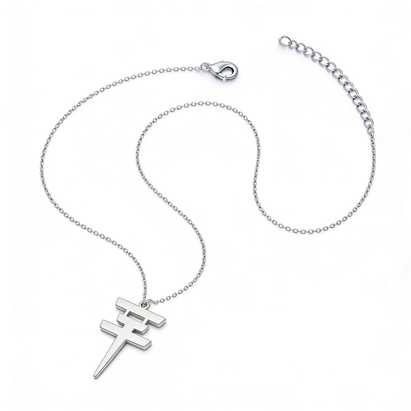 BTREEFLO Tokio Hotel Necklace Silver Tokyo Hotel Merch Stainless Steel