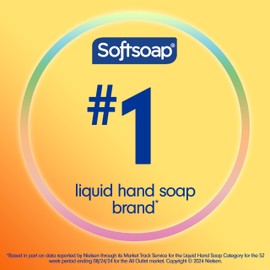 Softsoap Joyful Liquid Hand Soap, Paraben Free, pH Balanced, Cherry and Passion Fruit Scent, 11.25 fl oz Pump Bottle, 6 pack