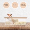 NUOBESTY Sand Bath Box Small Pet Hideout House Hamster Hideout