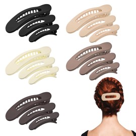 Hair Clips for Fine Hair,Flat Hair Claw Clips,15 Pcs Duckbill Flat Hair Clips Women with Inner Teeth Non-Slip for Fine Thick for Women Girls Dressing Styling