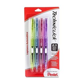 Pentel de México PD105RDBP4-M Techniclick Rd Portaminas Av.Lat. 0.5 mm, pack of/paquete de 1