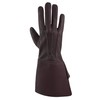 Men's Long Cuff Gauntlets Gloves Piper Drummer Band Gloves (Darkbrown,