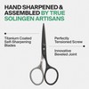 GERMANIKURE Moustache and Beard Scissors - Self-Sharpening FINOX22 Titanium Coated