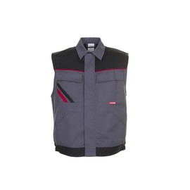 Planam Highline Vest Zink/schiefer, Red