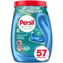 Persil Ultra Pacs Activewear Clean Laundry Detergent, 57 count