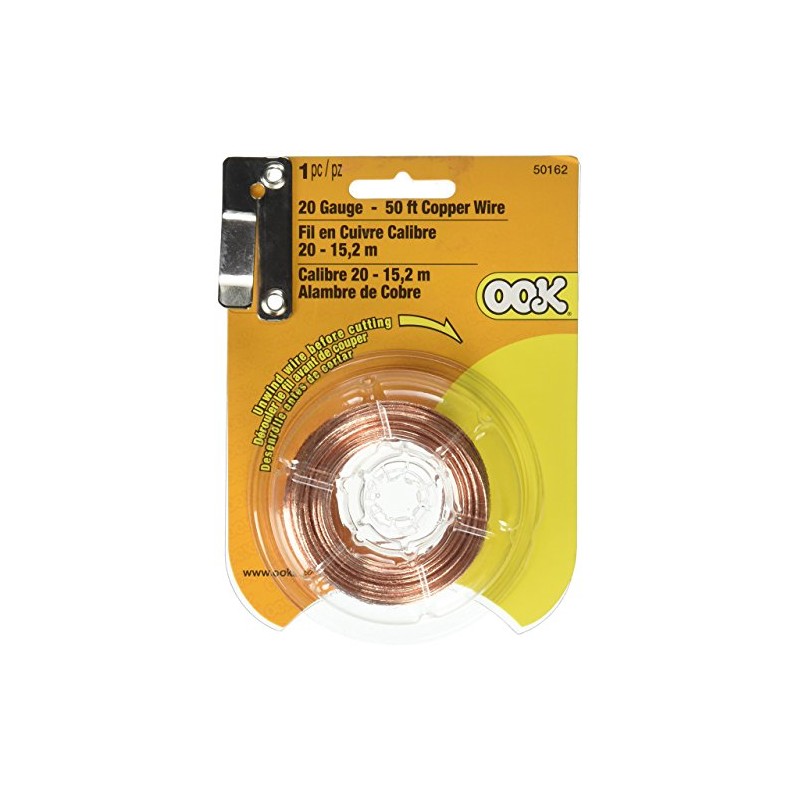 OOK 50162 20 Gauge, Copper Hobby Wire, Picture Hanging Wire,