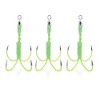 Yushinkan Fishing Gear, Tachio, Jig Assist Hooks, Glow in the