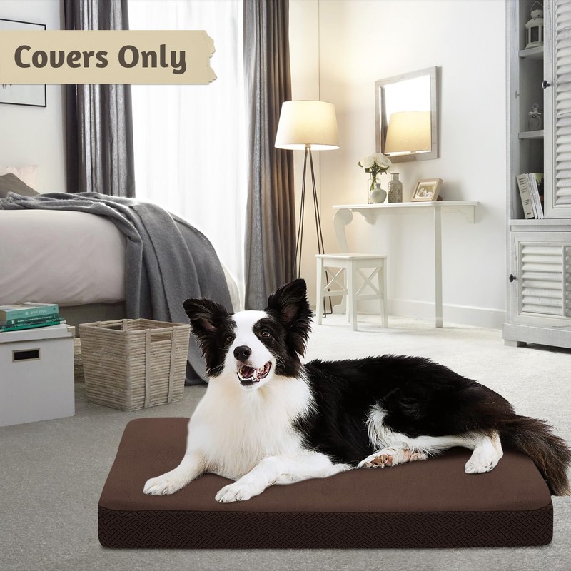 SOFTOWN Dog Bed Covers Replacement Washable Dog Bed Waterproof Cover