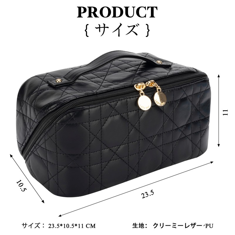 Neoviva Makeup Pouch, Small Items, Pouch, Cosmetics Pouch, Large Capacity,