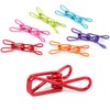 TRIXES 20 Pack Rainbow Coloured Metal Clothes Pegs