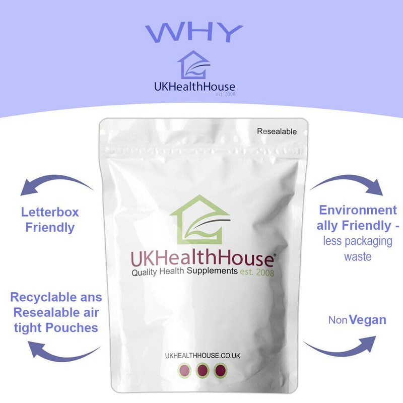 UKHealthHouse Glucosamine Hydrochloride Powder Joint and Cartillage Support Extra Strength