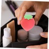 WOONEKY Egg-shaped Makeup Sponges 4pcs Fruit Beauty Egg for Women