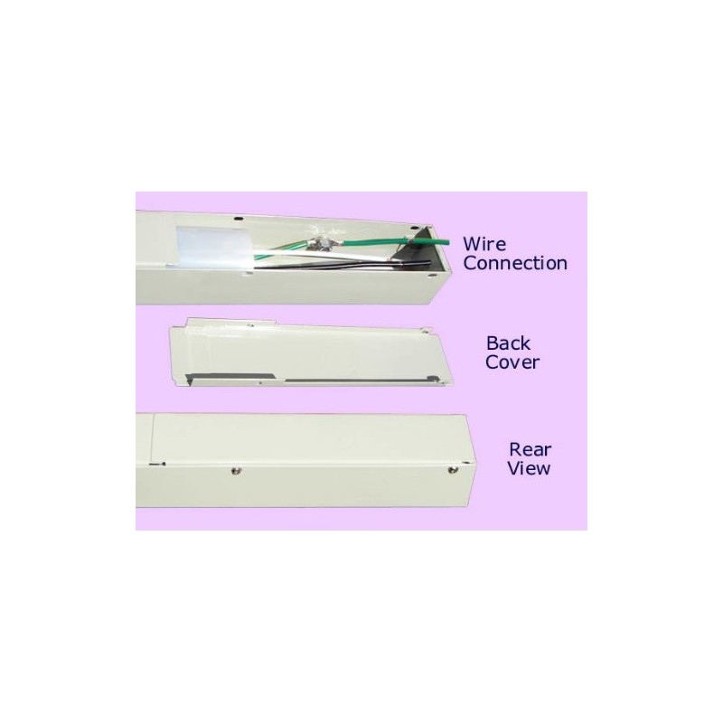 30in Hardwired Power Strip, Beige, H03008NVG