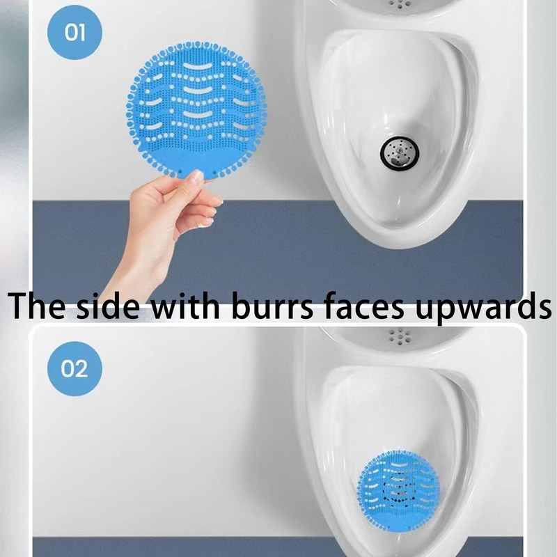 SUQ 12PCS Urinal Screen Deodorizer, Splash Mats, Urinal Screen Deodorizer