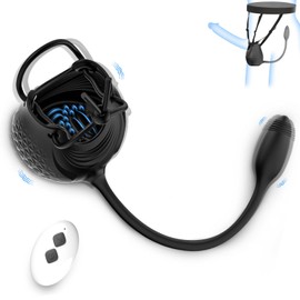 360° Wrapping Testicle Toys, Vibrating Butt Plug Prostate Massager