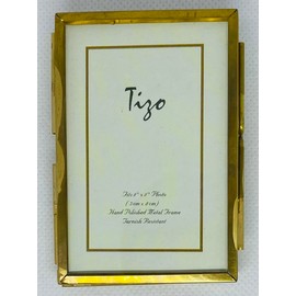 Tizo 2" X 3" Brass Photo Frames, Made in Italy…