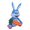 1.2 m Easter Inflatables Rabbit Cartoon Cute Fun Innovative Blow