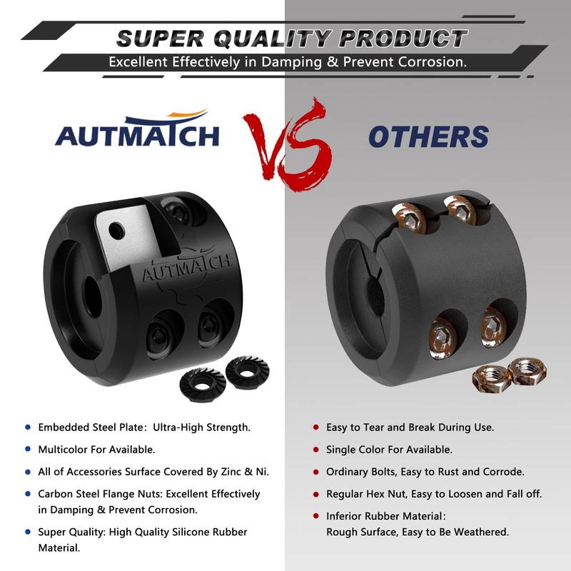 AUTMATCH Winch Cable Hook Stopper (1 Pack), Silicone Rubber Winch