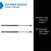 TRQ Driver & Passenger Side Liftgate Lift Support Shock Strut