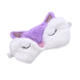 FRCOLOR 1pc Plush Eye Shade Mask Pattern Sleeping Eye Patch for Travel Yoga and Relaxation Lightproof Cover for Improved Sleep Quality Soft and Comfortable Design