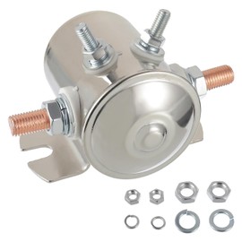 HUAREW Max 300A Continuous Duty Solenoid Relay 4-Terminal Nickel-Plating 12VDC for Golf Carts, Winch, Marine SPST 12 Volt