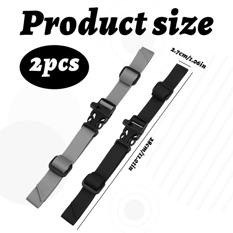 Chest Strap for Backpack,2PCS Backpack Straps,Adjustable Backpack Chest Strap,Children-Non-Slip Quick