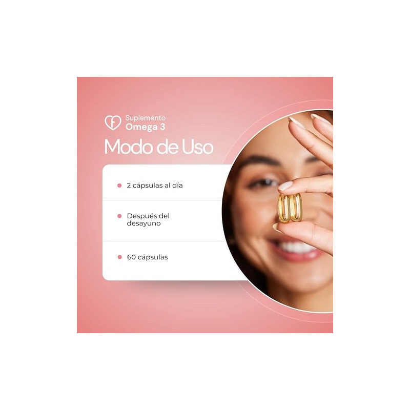 CARO FIT | Omega 3 Puro de Salmón de Alta