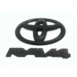 Toyota 8pcs TOYOTA RAV4 BLACK OUT EMBLEM OVERLAY KIT for 2019-2023 XSE HYBRID PT9484219