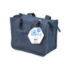 Pearl Metal D-6802 Insulated Lunch Bag, Square, PEVA, Washable, Blue