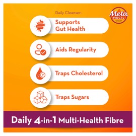 Metamucil Daily Fibre Supplement Smooth Orange, 114 Doses, 673g