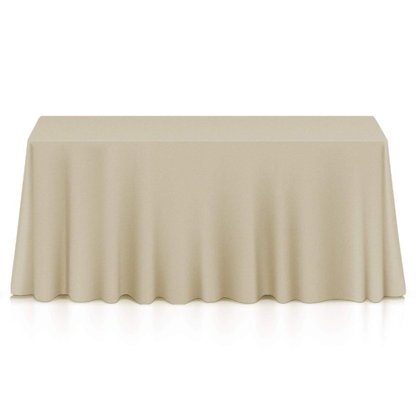 Lann's Linens - 90" x 156" Premium Tablecloth for Wedding/Banquet/Restaurant